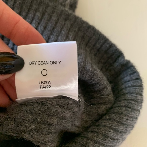 NWT QUINCE gray crew necked sweater wool and alpaca 🦙 - Picture 7 of 9